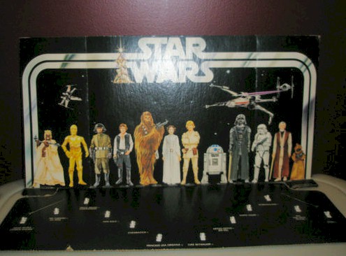 Star Wars Vintage Display Stands x40 Medium Size for 1977-1985 Star Wars Figures
